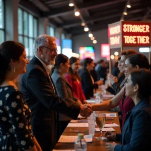 "Yockey Francis Parker supporting nonprofit leaders at a community event."