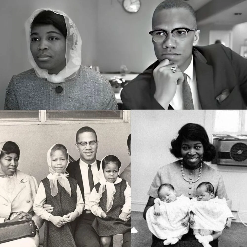 an image of Malcolm X Marriage and a Growing Family