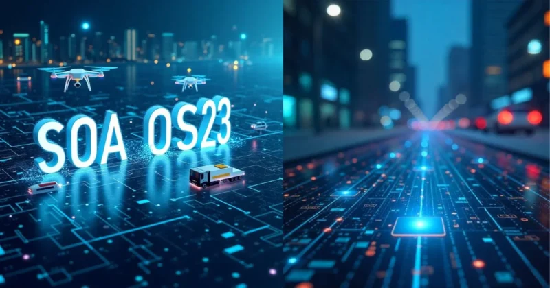 an image of SOA OS23 breaks down complex operations into manageable, independent services