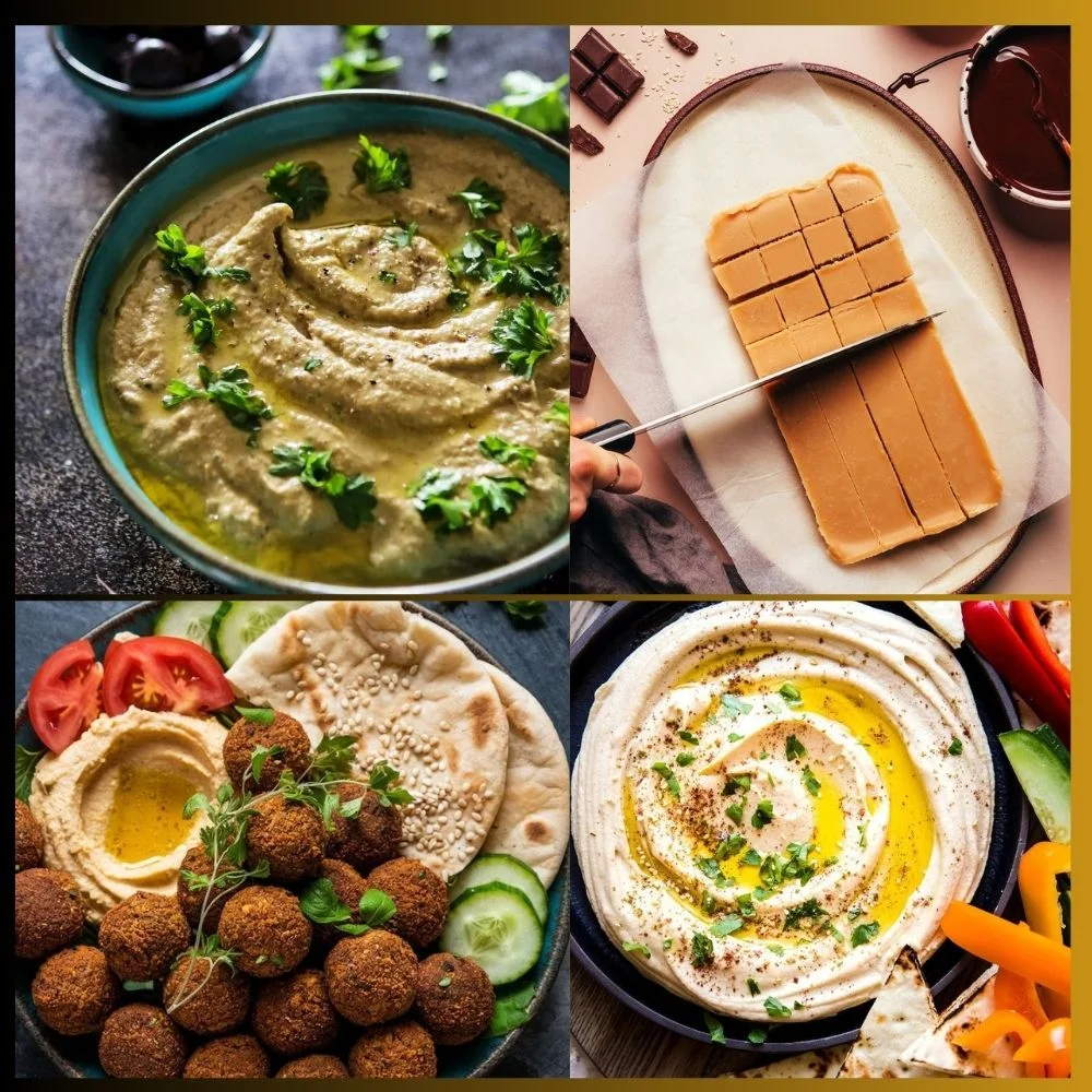 an image of Tahini use in Middle Eastern and Mediterranean dishes