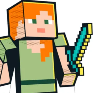 Minecraft character alex 