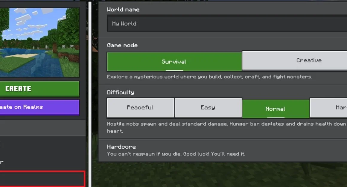 Image of minecraft game command